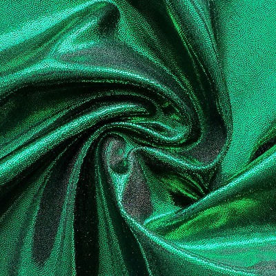 16-1 Темно-зеленая с переливом оттенков на черном бифлексе, голограмма эластичная Premium, Италия