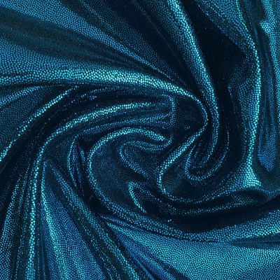 17-1 Темная морская волна на черном бифлексе, голограмма эластичная Premium, Италия