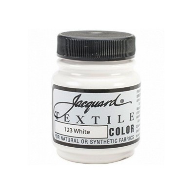 Краска по ткани "Jacquard Textile Colors" №123 белый