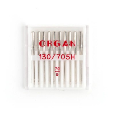 Иглы ORGAN универсальные №70 для бытовых швейных машин  (10 игл)